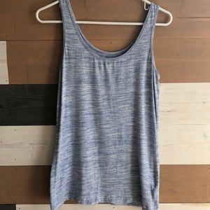 Blue Heathered Tank 💙